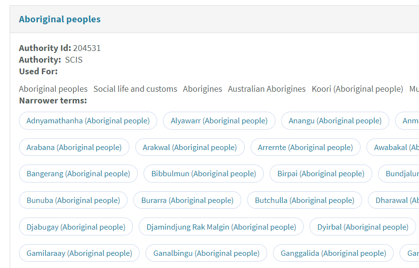 SCIS Subject Headings